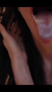 Cum in Mouth and on Tongue