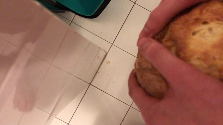 Francesco Spinozzi: fucking bread with cum