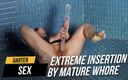 Garter sex: Taken by alien and icycle dick impregnation