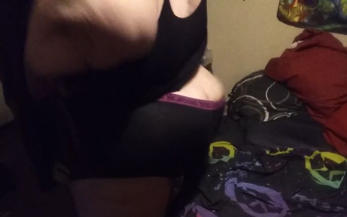 Ms Kitty Delgato: Trying on a new teddy and panties