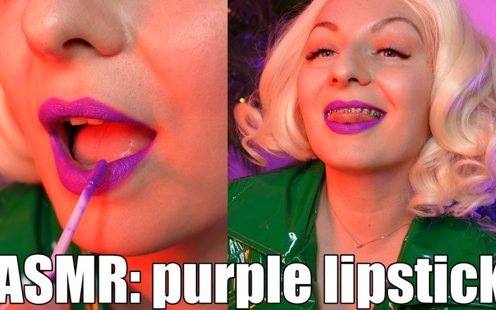 Arya Grander: ASMR slowly lipstick tease