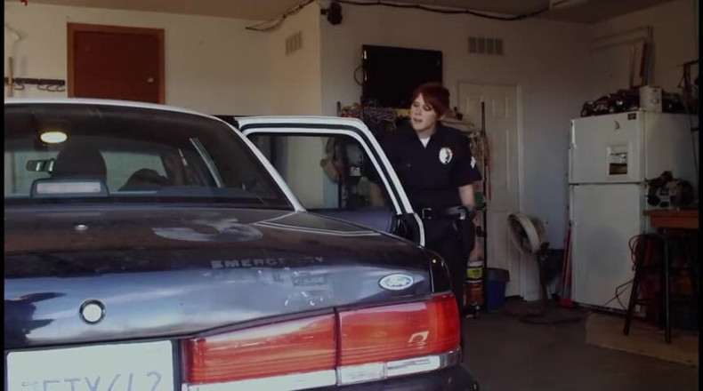 Radical Lesbian: Hard female cop is using a woman