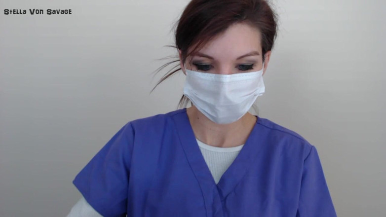Stella Von Savage: Milking Procedure Handjob - Latex Gloves