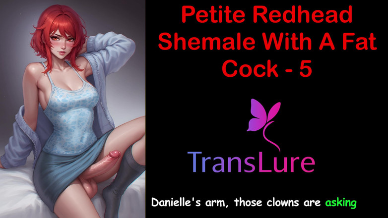 TransLure: Audio sexuální příběh - Drobná zrzka Shemale s tlustým ptákem - 5