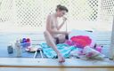 ATK Hairy: Emma Is Nudist Who Loves to Paint Fully Naked
