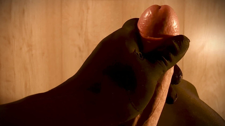 Julie Shine: Thick Cum on My Black Silk Tights