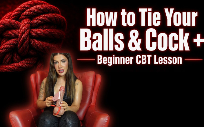 Anitta: How to Tie Your Balls and Cock Beginner CBT Lesson