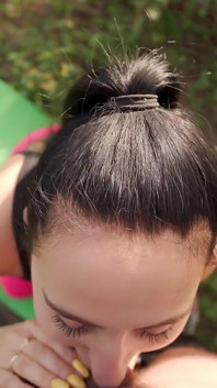 Outdoor Yoga PAWG Girl Made Me Fuck Her