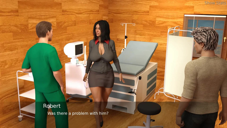 Dirty GamesXxX: Proiectul soție sexy: doctorul îi atinge soția în fața lui