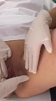 Horny Nurses Stretch Patient with Massive Purple Dildo