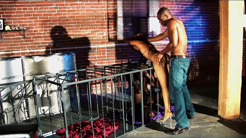 FapFlare: Keadilan mengambil kontol hitam besar di pantatnya selama threesome kandang...