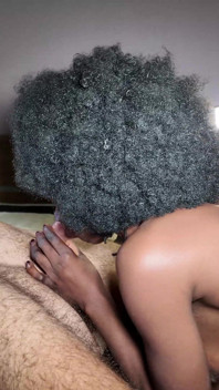 Ebony Slim Slut Sucks and Fucks