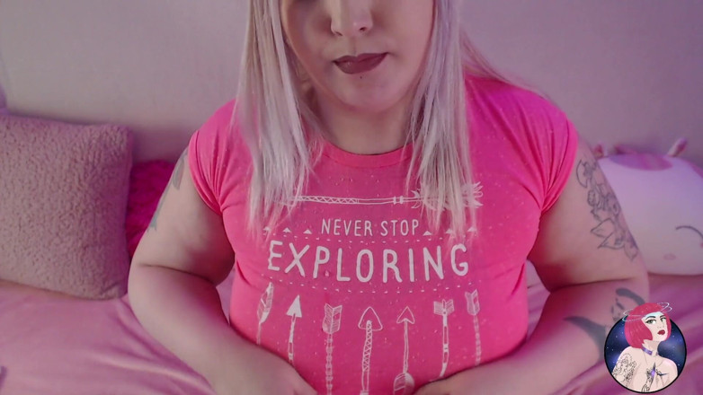 Yukionna: Tits play in pink tight top