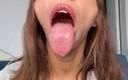 Pantera Nika: I Show My Wet Long Tongue With Saliva