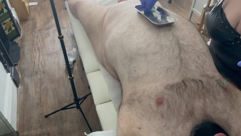 Aaexperiencesltd: Part 3:- Domina Satana Sounds Slave Dazzer with a 1ft Sound Followed...