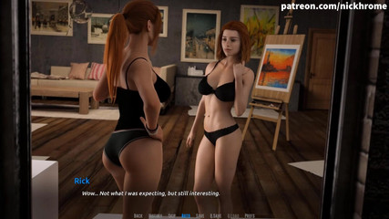 Visual Novels: Bli en rockstjärna - del 18 - tikar står nästan nakna