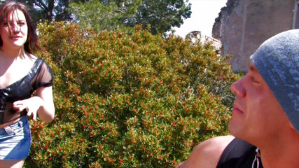 CBD Media: Gorgeous Czech teen with blonde hair and big natural tit...