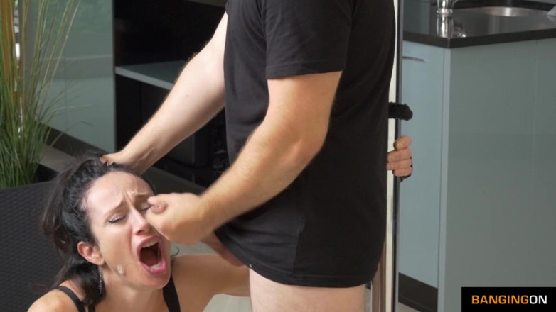 BangingOn: Bound MILF spanked, orgasm &amp; bj