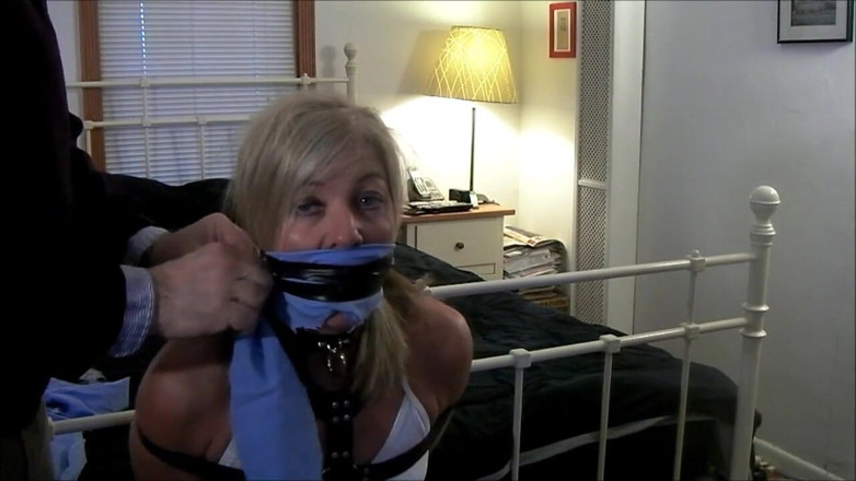 Selfgags classic: Stepmom was strapped profit and gagged over and over again!