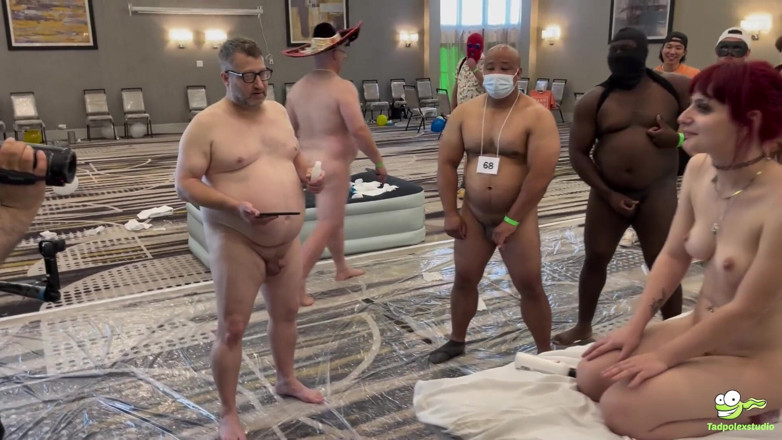 TadpolexStudio: Sanguine Rose's Gangbang a înregistrat Gonzo POV cu filmare bonus