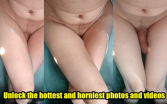 OHSAMEL: Făcând baie excitată mă masturbez - spermă în apă