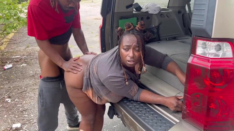 Nookiescookies: Got creampie in the trunk by this BBC