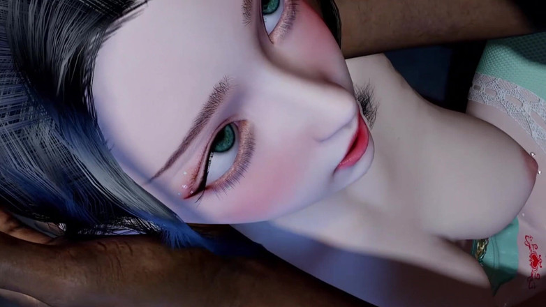 Why fuck so hard: 3D Asian Wife Cheating with Big Black Cock and Pissing...