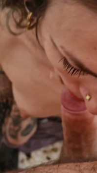 POV Burping Blowjob. Gassy Girl Belches Non-stop During BJ Ends with Big Facial Cumshot Extended Edition
