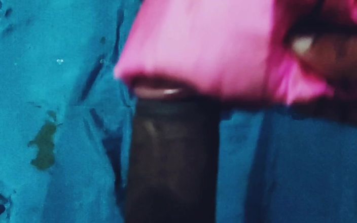 Satin And Silky: Paja de seda satinada porno - semen en sari - traje rosa...