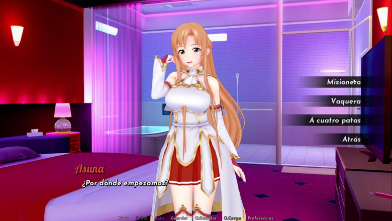 Monkylufy: Isekai Brothel Game Gameplay with Asuna Yuuki