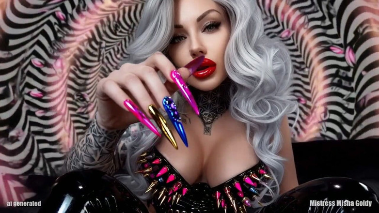 Goddess Misha Goldy: Aroma Claws Sniff, Hold, Stroke