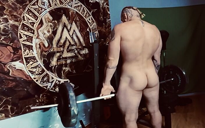 JackSpanish: Ritual nud la sală - Antrenament fullbody și masturbare