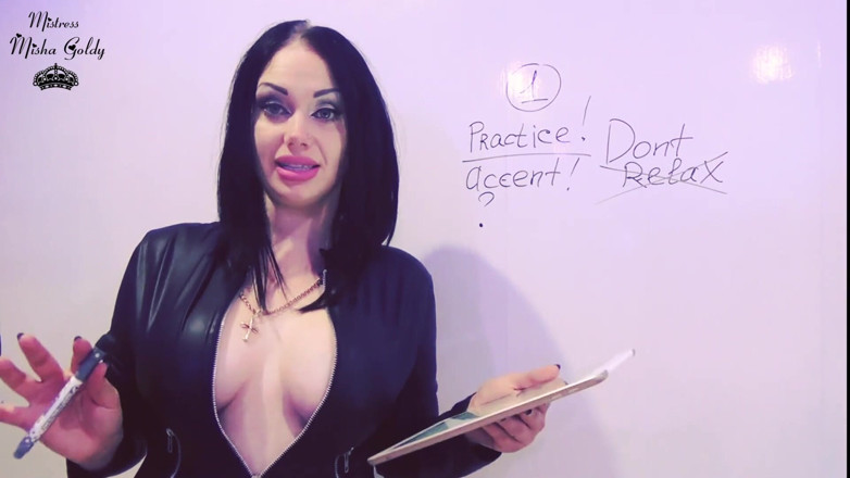 Goddess Misha Goldy: Tips for passing as femaleoutdoor! Lessons for a sissy - Film 1