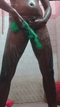 타밀어 10인치 흑인 대물