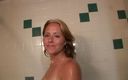 CBD Media: Chubby MILF gets filmed fingering her pussy in the shower