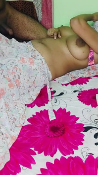 Indian Muslim Girl in Burkha Enjoys Romantic Rainy Night