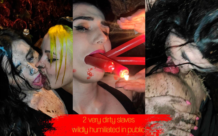 Forest-Whore: Dva velmi špinaví otroci jsou divoce poníženi na veřejnosti