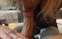 Wild Spain Couple: Homemade blowjob on the sofa at home