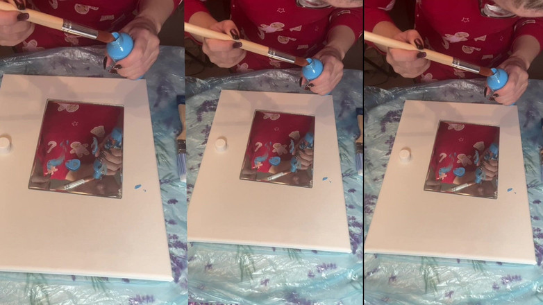 FinDom Goaldigger: В больших очках АСМР акриловое искусство цветение в тумане, часть 1