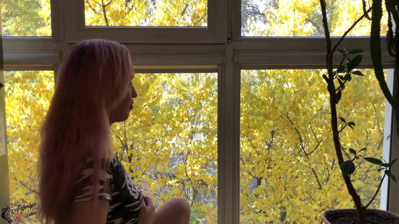 AnGelya G: Readhead girl sensual sucks dick husband and gets cum in...