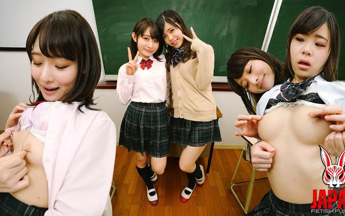 Japan Fetish Fusion: Sürekli meme orgazmı lezbiyenler ~ mai imai ve reia hoshino tarafından...