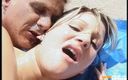 Big Tits for You: Blonde Worker Bangs His Boss Wife Outside After Oiling Her...