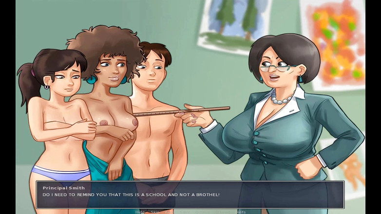 Hentai World: Sommarsaga rektor kom plötsligt in