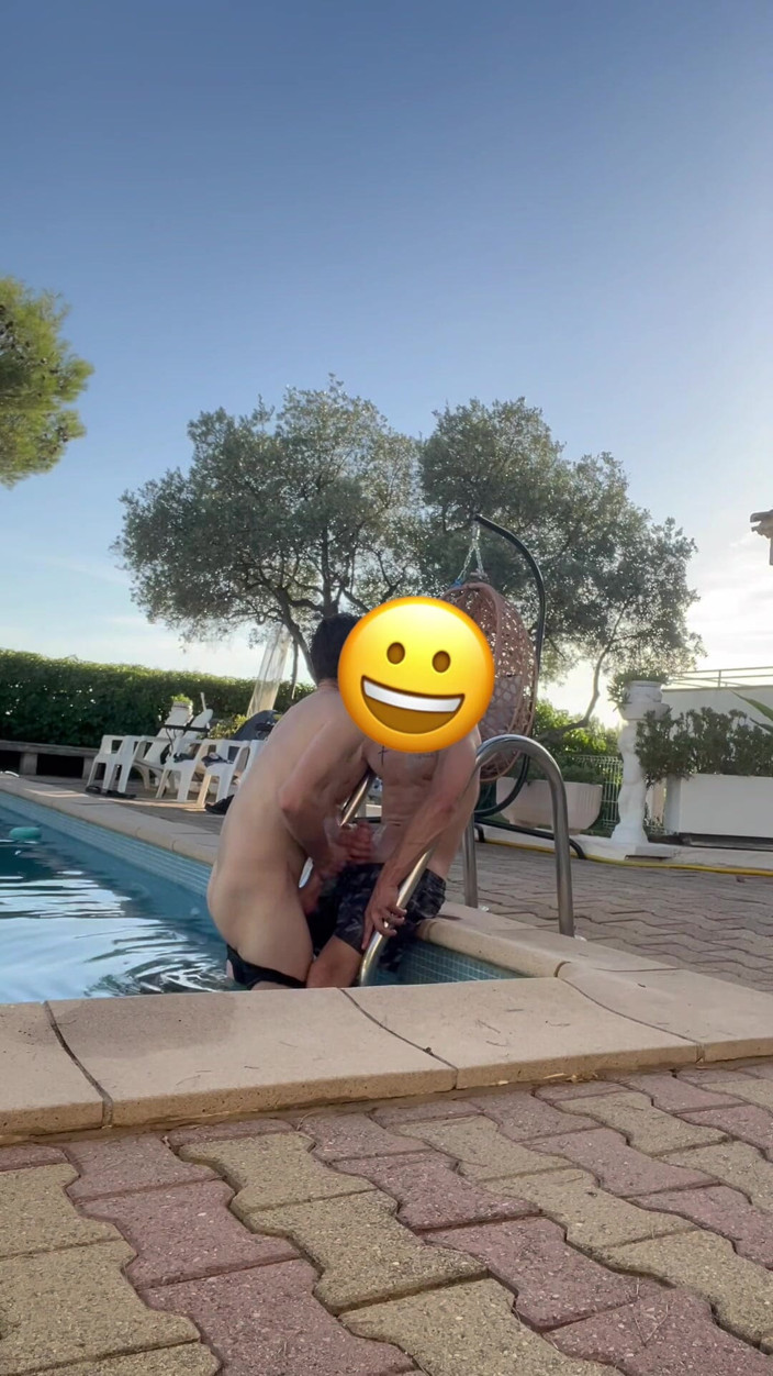 Gabriel Loma: Pool Party and Fun on the Staircase