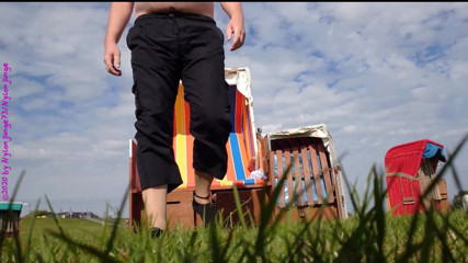 Carmen_Nylonjunge: Mi silla de playa de vacaciones 2019 - 1 Wangerland