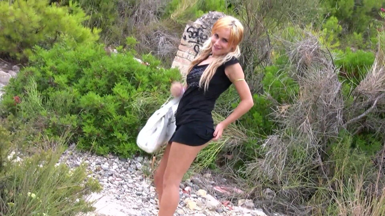 Amafrench: Blonde with stunning round ass gets fucked doggystyle
