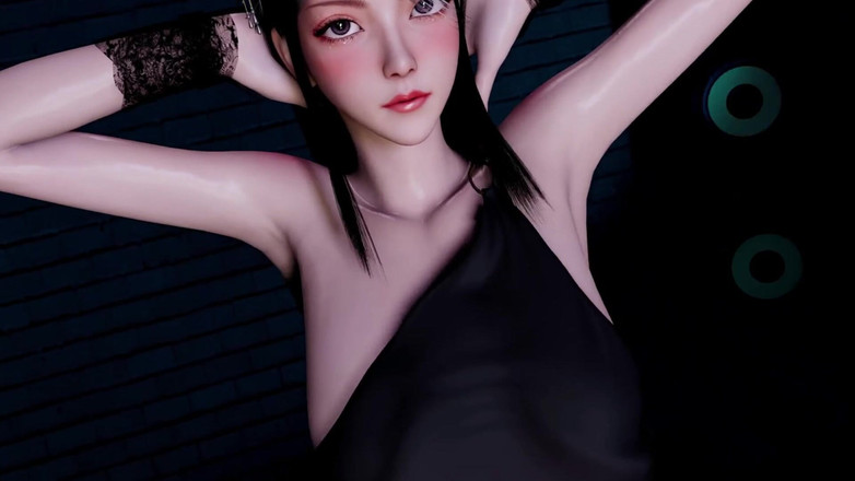 Why fuck so hard: 3D schattige Aziatische babe naakt haar perfecte tengere lichaam werd...