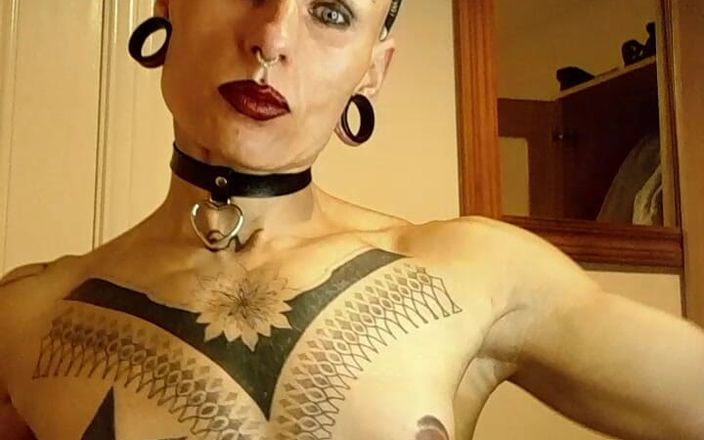Nora Foes: Brown Bitch on Mini Dress