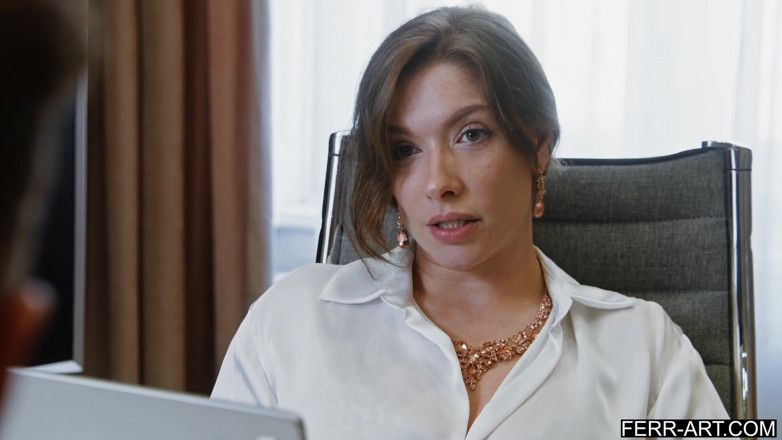 Ferr-Art: Lesbian Accountant Discovers She Loves Sucking Dick Gets Creampied - Sata...