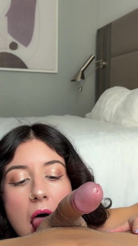 Sloppy Blowjob POV Eye Contact Deepthroat Cum in Mouth Swallow